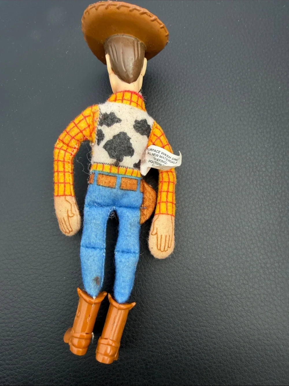 Collectible Toy Story Woody Burger King Figure 6.5 Inches 1995 has stain on leg